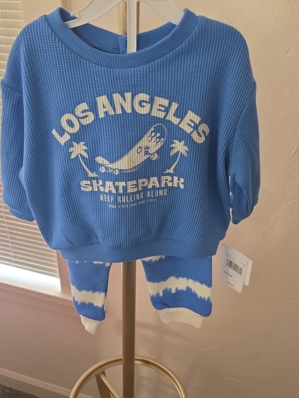 Kids Blue 'Los Angeles Skatepark' Matching Set